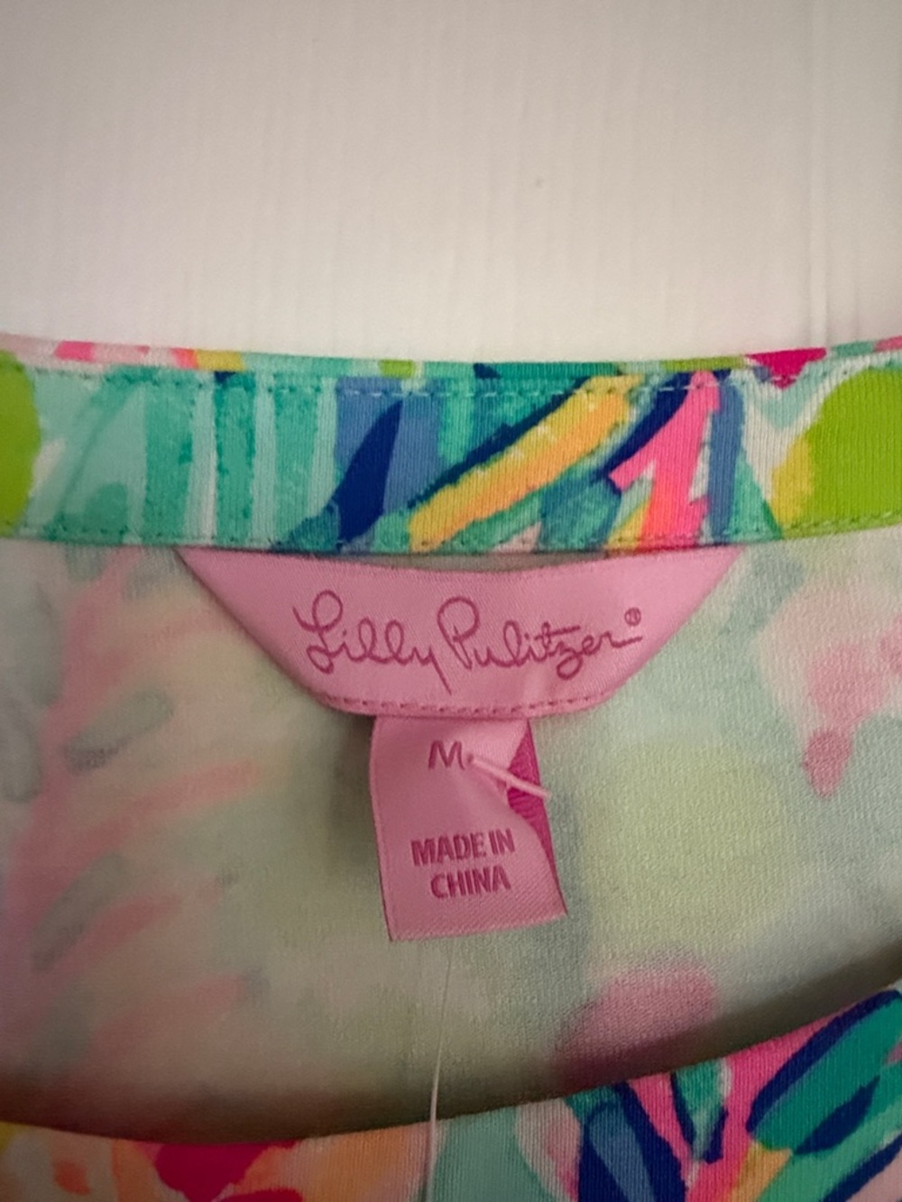 Lilly Pulitzer Watercolor print - Catch the Wave Lula Dress NWT - Picture 3 of 5